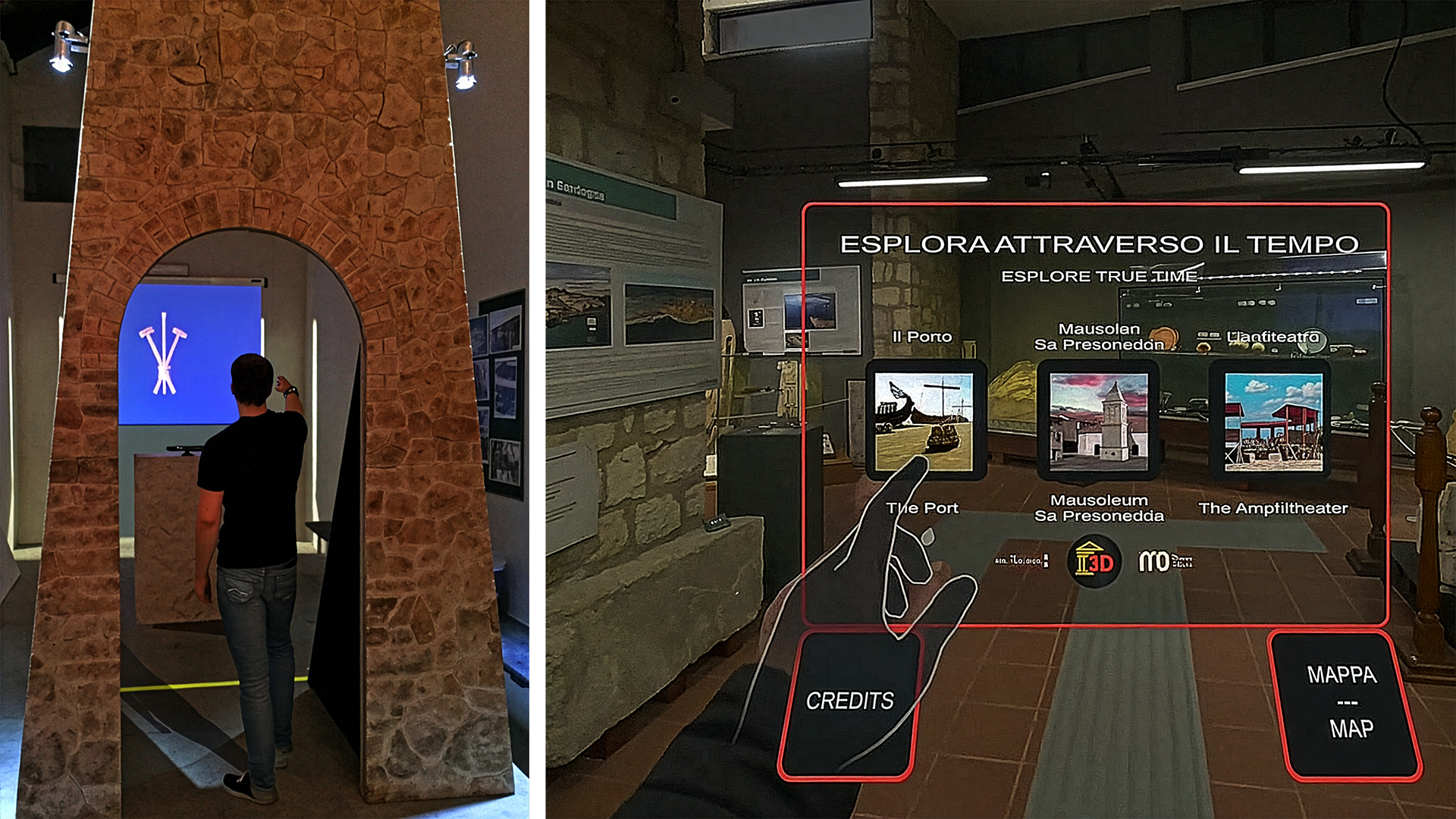 Interfacce NUI museo Interfacce NUI museo