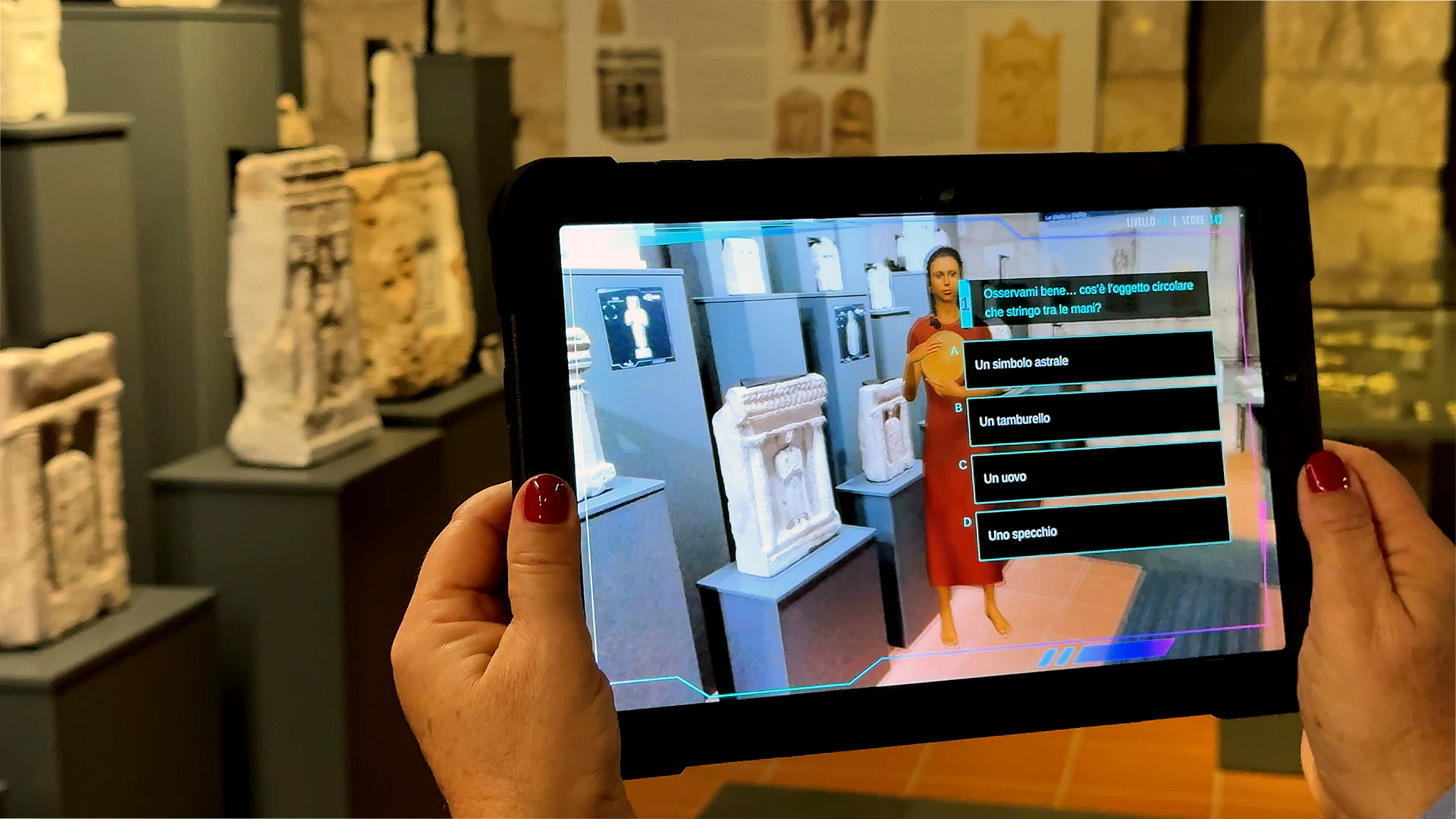 Gioco in realtà aumentata con ricostruzioni 3D