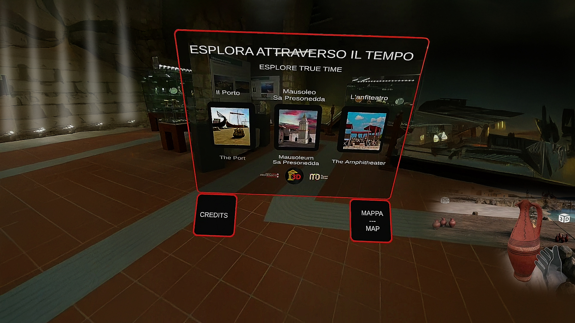 App realtà aumentata museo MAB
